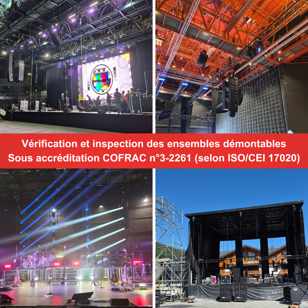 Inspection structure provisoire événementielle Véri-Scène